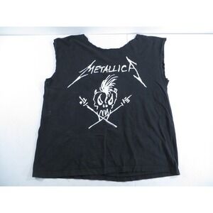 Vintage Metallica 1994 Been There Done It World Tour Band Cut Off T-Shirt Giant